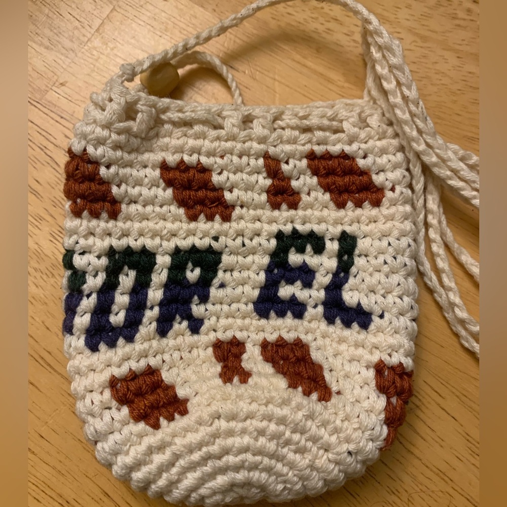 Crochet Drawstring pouch - Picture 2 of 3